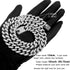 Cuban Link Dog Collar, Gold Silver Metal Chain, Cuban Diamond Pet Collars for Dogs Cats, Jewelry 8/10/14/16/18/20/24/28
