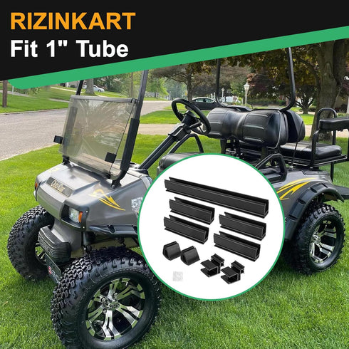 iLSKW Club Car DS 1982-2000.5 | Fit for 1"x1" Tube with Windshield Sash Clips and Retaining Clips