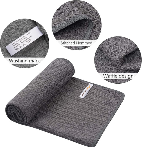 SUNLAND Microfiber Sports Workout Towels Fast Drying Fitness Sweat Towels for Men & Women Lightweight Multi-Purpose Gym