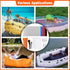 Gejoy 9 6 1 1 1 5 3g Set Inflatable Boat Repair Kit Include PVC Patch, TPU Repair Patch, Maintenance Barrel, Valve