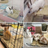 20 Chinchilla Tfwadmx Pcs Bunny Grass Mat Rabbit Natural Straw Woven Bed Small Animal Cages Sleeping Hay Mats Nest Play