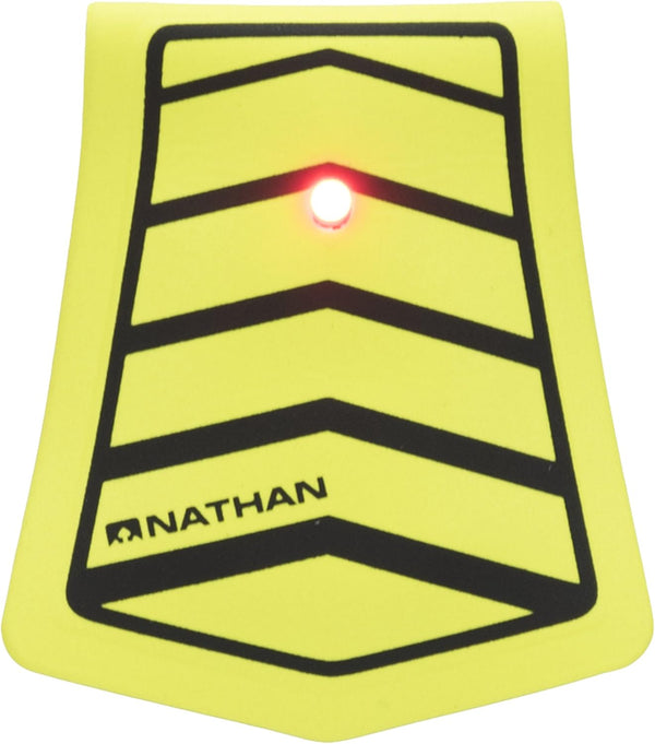 Nathan Mag Strobe Clip-On, Safety Yellow/Black