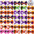 20pcs/10 Pairs Dog Hair Bows for Halloween, Rhinestone Bling Puppy Grooming Accessories