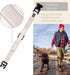TUG Grab Collar with Integrated Traffic Leash, Magnetically Attached for Quick Control (Large/Cream)