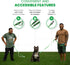 Dual Dog Leash for Small to Large Dogs, 6 FT Heavy Duty with Double Handles for Training, Walking, Running