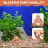 Cabilock Aquarium Breeding Cave and Fish Shrimp Hideout Ceramic Pyramid Shelter Fish Tank Decoration for Stress