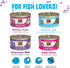 Weruva Classic Cat Food Variety Pack, Frisky Fishin' Friends Wet Cat Food, 3oz Cans (Pack of 24)