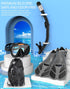 Ubekezele Women,4 1 Set Swimming,Snorkeling Snorkeling Gear for Adults Men in Snorkel with Panoramic View Diving Mask