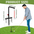 Poen 1 Set Golf Swing Trainer with 3 Height Indoor Practice Simulator Accessories for Golf Swing Training
