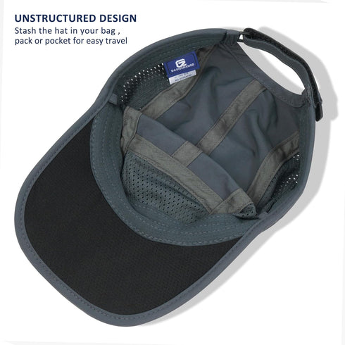 GADIEMKENSD Men's Folding Outdoor Hat, Long Brim with UPF 50+ Sun Protection
