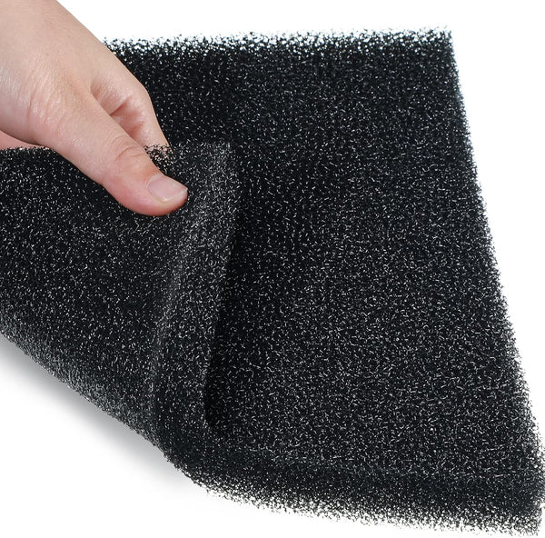 3 Pieces Sponge Filter Pad, Aquarium Filter Media Cut to Fit Foam for Fish Tank Filters Replacement.