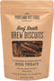 CRAFTED BY HUMANS LOVED BY DOGS Beef Broth Brew Biscuit Dog Treats - 5 oz Bag