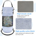 Portable Medium Hoop Mesh Trash Bags for Boats, Reusable Trash Container for Boat Cabin, Kayak, Fishing