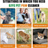 Paw Cleaner for Dogs and Cats, Magic Foam - Clean Paws No-Rinse Foaming Cleanser, Foot Cleaner Brush with Rose Extract