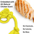 Playology Rope Toys for Dogs | Tug of War Dog Toy for Aggressive Chewers | Chicken Scented Dog Toys | Mega Rope Toy