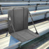 Pozico Portable Stadium Seat Cushion with Backrest for Bleacher, Lightweight Foldable Seat for Outdoor Sports, Concerts