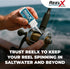 ReelX Fishing Reel Grease, Marine-Grade Anti-Rust Lubricant for Bearings, Spinning, Baitcasting, Spincast, Fly