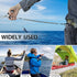 Heavy Duty Fishing Lanyard, Retractable Coiled Tether with Carabiner for Pliers, Boating, Tools