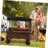 Kisangel Collapsible Outdoor Camping Cart Canopy Foldable Sunshade and Rain Cover for Baby Stroller Accessories