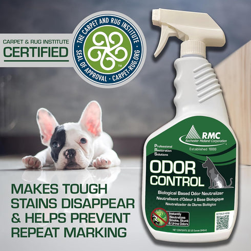 Rochester Midland PRS Stain & Odor Eliminator, 32oz Enzyme Cleaner Spray with Fresh Lavender Fragrance