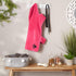 Bone Dry Pet Robe Collection, Embroidered Absorbent Microfiber Bath Robe with Adjustable Closure, for Dogs & Cats