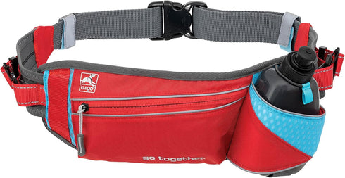Kurgo On Trail Running Belt, Hands-Free Dog Running Belt for Walking Dogs, Adjustable and Reflective