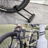 Heavy Duty Bike U Lock, 12 Ton Shear, 20mm Anti-Theft Silicone Covered Lock with 4ft Steel Cable