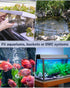 Pawfly Aquarium Air Pump, 50 GPH Fish Tank Oxygen Pump for 10-60 Gallon Tanks, Dual Outlet Adjustable Ultra Quiet
