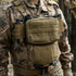 WYNEX Tactical Mag Admin Pouch, Molle Utility Tool Pouch with Triple Stacker Magazine Holder for M4 M16, Medical EMT