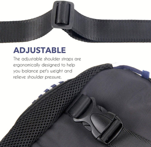 Dog Carrier Comfortable Legs Out Front Pet Backpack Tote Holder Bag with Shoulder Strap for Outdoor Hiking Camping