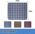 KOOLTAIL Washable Pee Pads for Dogs - Waterproof & Non-Slip Plaid Puppy Potty Training Pads, Reusable Whelping Pads