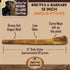 BRUTUS & BARNABY Bully Sticks for Large Dogs - (5-Pack) Grain Free, Low Odor, 12" Bully Bones