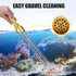 GADFISH Gravel Vacuum for Aquarium Water Changer, Siphon Universal Quick Pump (30ft)