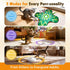 Paleclouds 3-in-1 3 Hide and Seek Cat Toy Mat, Interactive Cat Toys for Indoor Cats with Fluttering Butterfly & Moving
