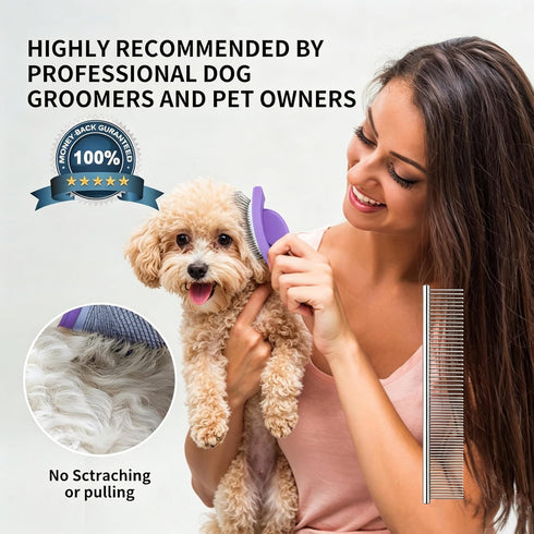 Slicker Brush for Dogs, Large Dog Brush to Long Haired Dogs for Poodles Doodles Goldendoodles Bernedoodles, Long Pin