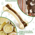 Sosation Bones Shaped Dog Toys for Aggressive Chewers, 2 Pack Nylon Beef Flavor Teething Toys