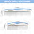 Metal Dog Comb - Grooming Matting Comb, Doodle Brush, Dematting Tools for Dogs, 2 Pack