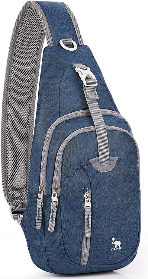 Kimlee Sling Bag Crossbody for Men & Women - Lightweight Travel Hiking Chest Daypack, Over Shoulder Backpack