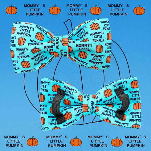 Lionheart Glory Dog Collar - Fall Pumpkin Bow Adjustable Collar for Medium Dogs