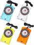 RLXMARTD 4 Pcs Outdoor Compass with Adjustable Declination,Magnifier,Ruler,Scale. Multifunctional Orienteering Waterproof Compass for