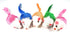 Play Fur Mice Cat Toys, Mixed Bag of 10 Rattling Catnip Toy Mice in 4 Color Variety Pack