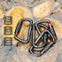 FresKaro 3inch 12kN-2698lbs Auto Locking Carabiner Clips, Heavy Duty 7075 Aluminum, Lightweight for Hammock Hiking