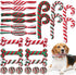 24 Pcs Christmas Dog Rope Toys, Interactive Chew Toys for Small Medium Large Dogs, Classic Style