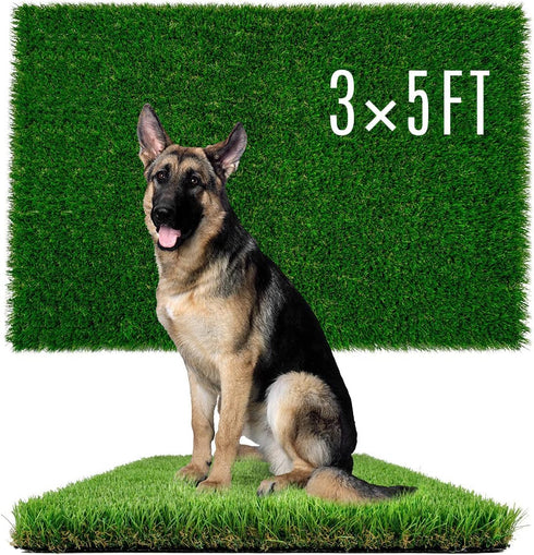 Dogs Grass for Potty Training, Artificial Grass Puppy Fake Pads 3×5ft Large Supplies for Pets Litter Rugs