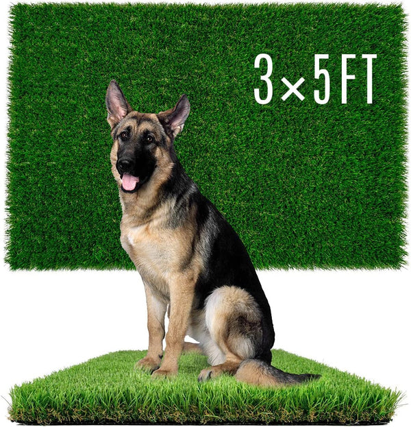 Dogs Grass for Potty Training, Artificial Grass Puppy Fake Pads 3×5ft Large Supplies for Pets Litter Rugs