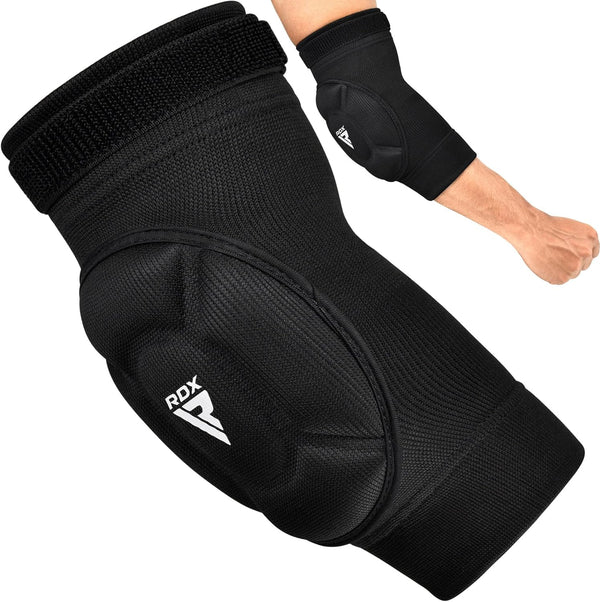 RDX Elbow Pads, Muay Thai MMA Kickboxing Sparring Elbow Guard, Martial Arts