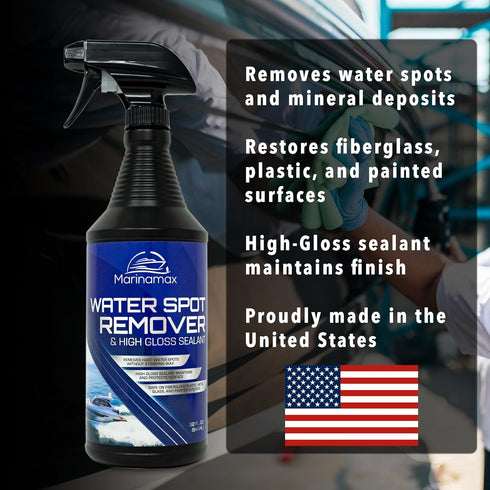 Water Spot Remover and High Gloss Sealant | Marine and Auto | For Boats, Cars, RVs, Motorcycles | Clean and Detail