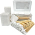 Gun Cleaning Supplies, Cotton Swabs and Patches, 6" Long Lint Free Cloth for Most Caliber Firearms