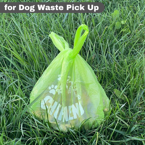 (500 (500 Cat Litter Waste Bags Biodegradable ct., Green) Bulk Dog Poop Bags with Easy Tie Handles Earth-Friendly