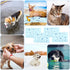 Chumia 4 Pcs Dog Towels for Drying Dogs, Microfiber Absorbent Towel for Medium Dogs Cats (Light Blue, 24 x 40 Inch)